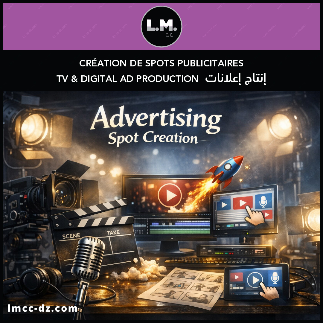 Création de Spots Publicitaires - Spots TV, radio, digital, motion design